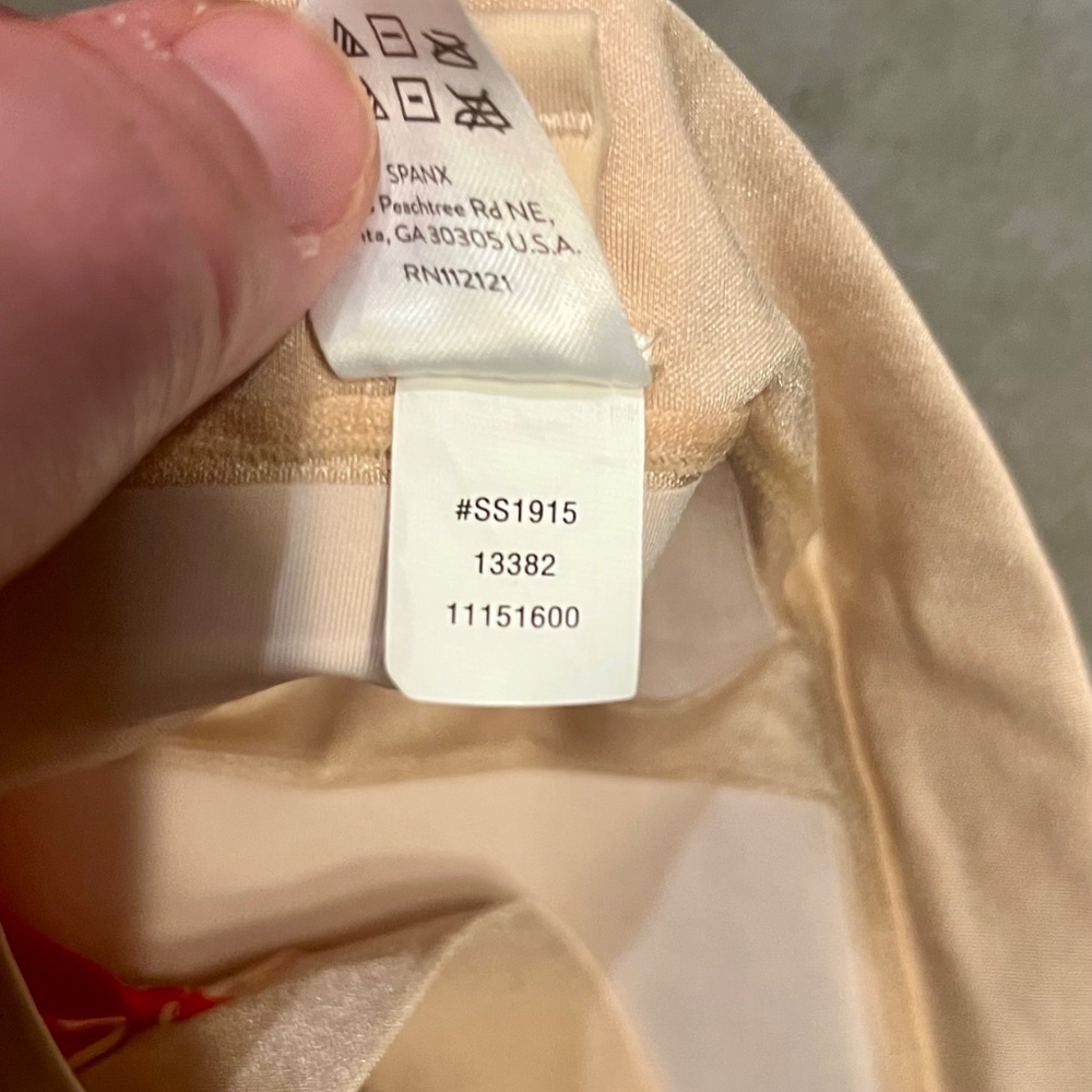 Spanx OnCore High Waist Mid Thigh Shapewear Shorts Soft Nude Size Extra Large XL - Picture 8 of 9